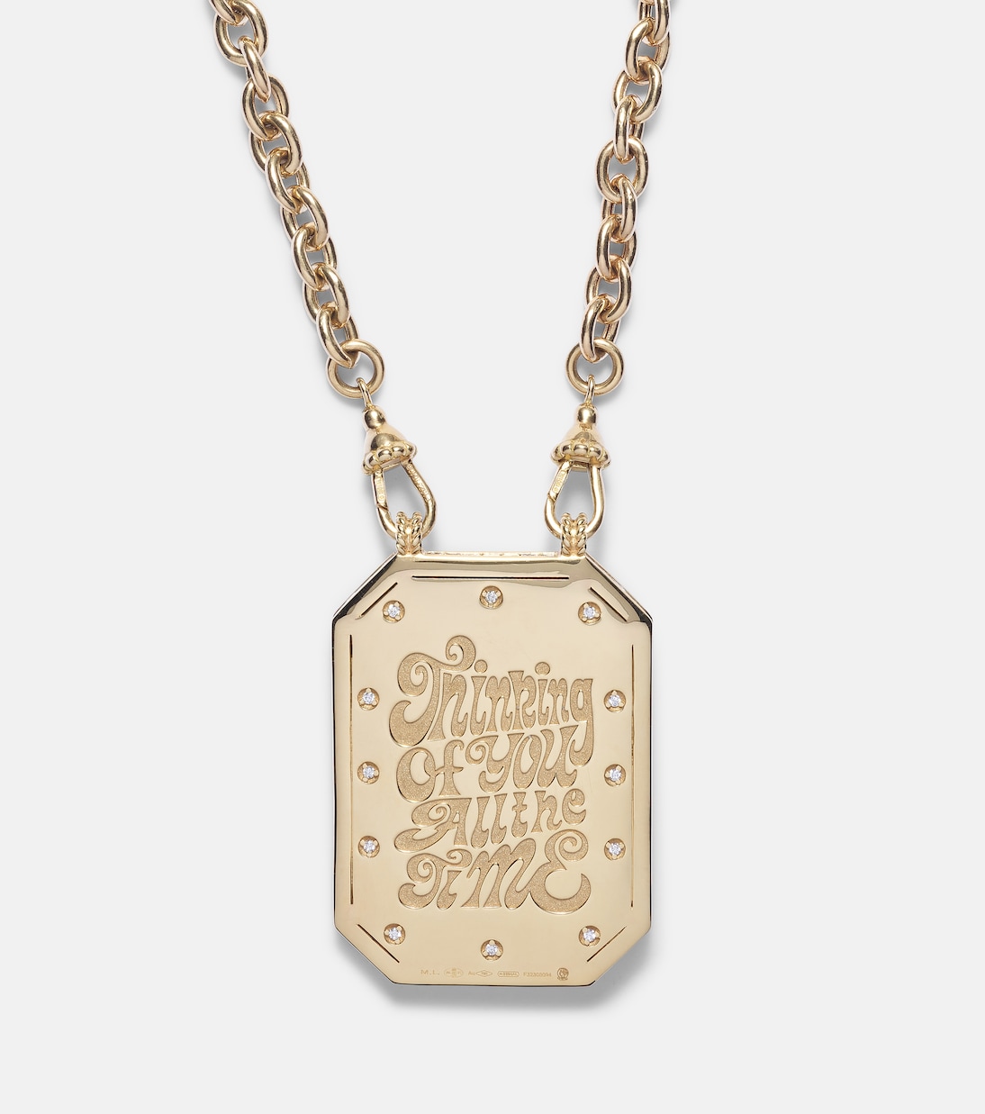Collier Thinking of You en or 18 ct et diamants | Marie Lichtenberg