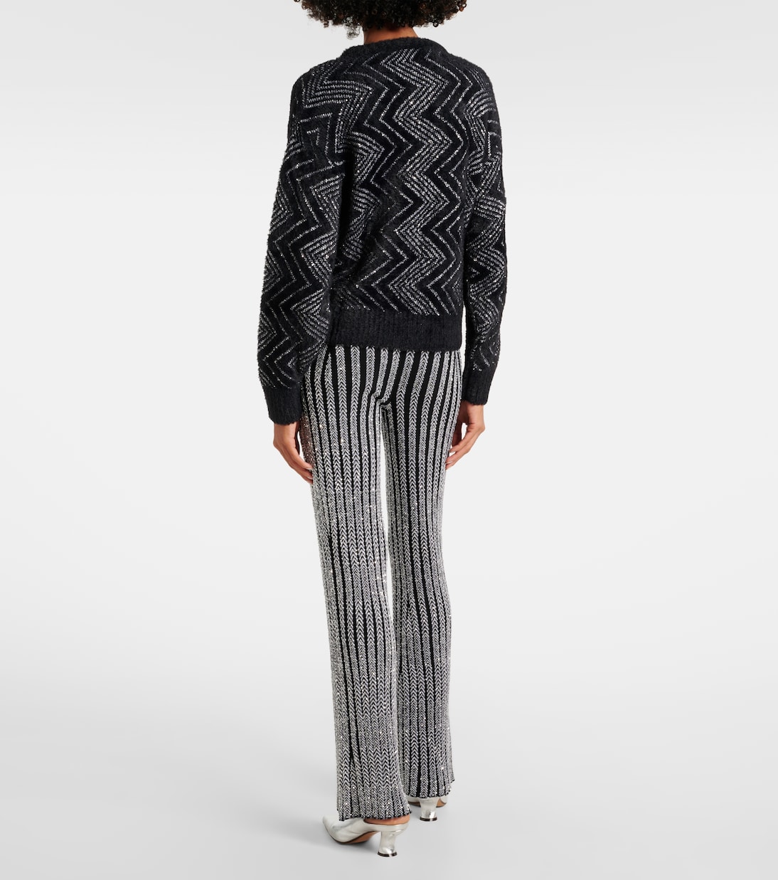 Jersey Metálico de Punto Zigzag para Jóvenes por Missoni
