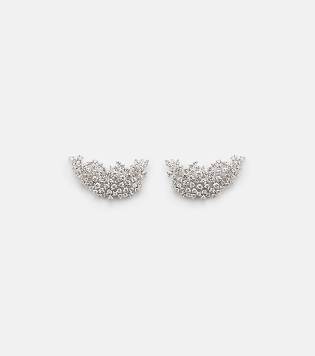 Orecchini Scatter in oro bianco 18kt con diamanti | Ananya