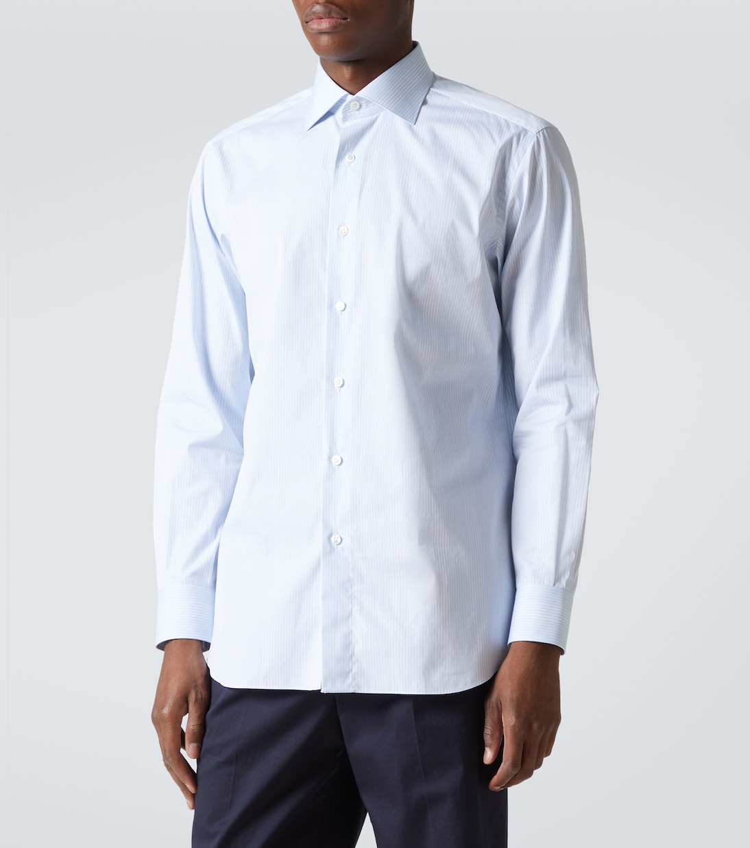 Camicia William in cotone a righe | Brioni