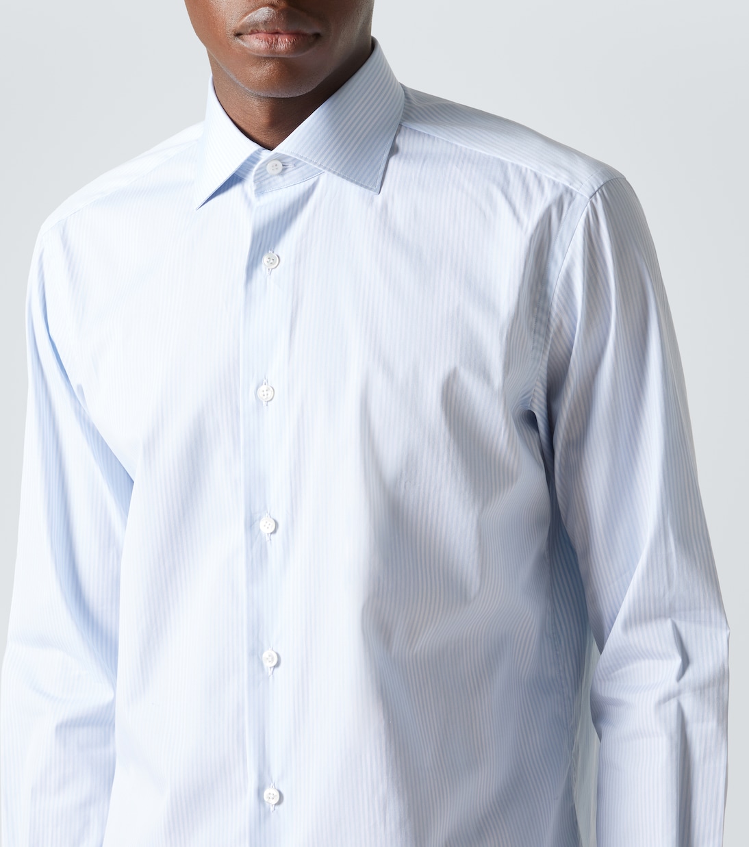 Camicia William in cotone a righe | Brioni