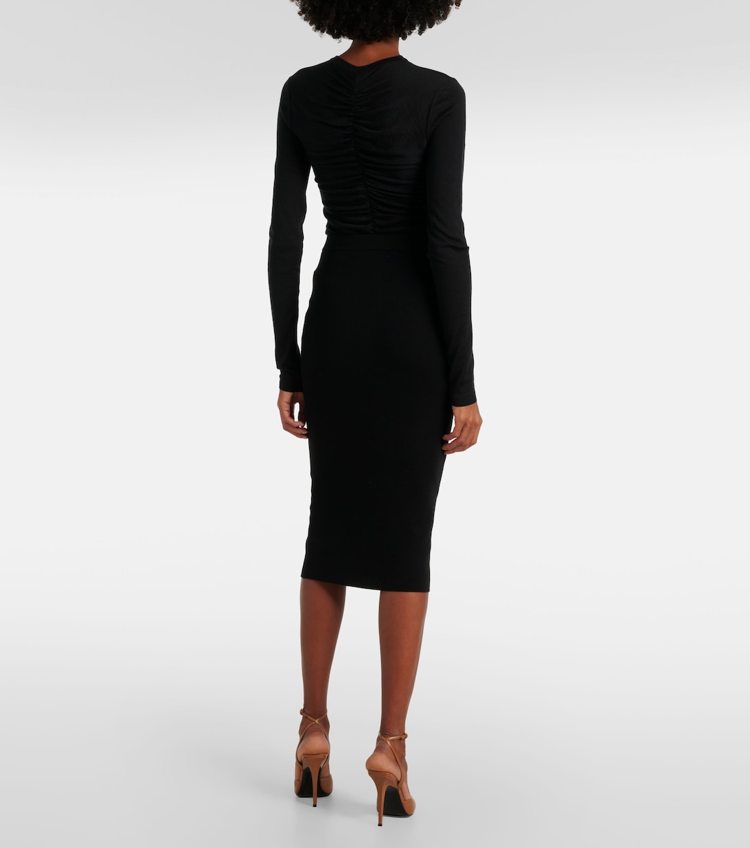 Jupe crayon en laine | Saint Laurent