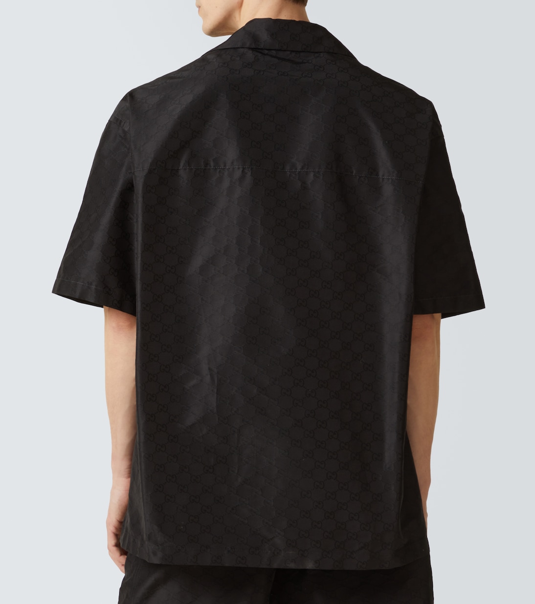 Camicia bowling in cotone e seta | Gucci