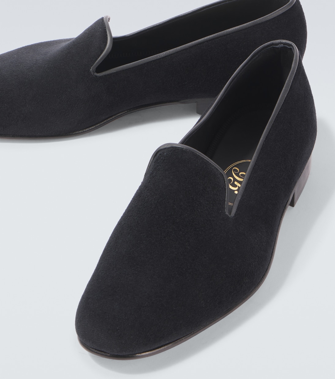 Slip-Ons Albert aus Samt | George Cleverley