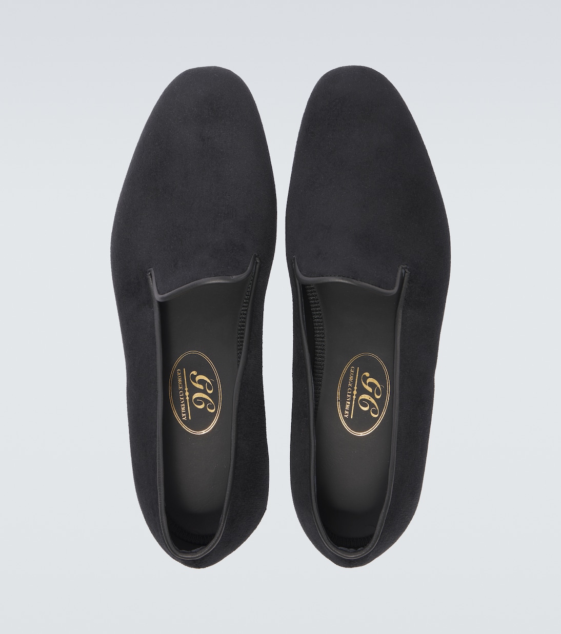 Slip-Ons Albert aus Samt | George Cleverley