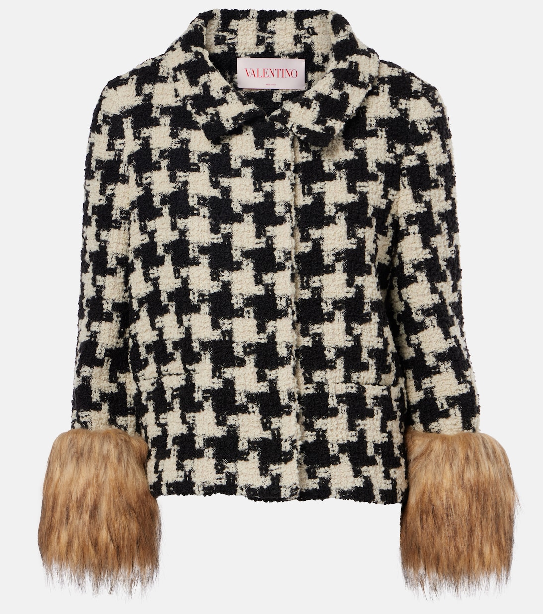 Giacca Macro in tweed di misto lana | Valentino