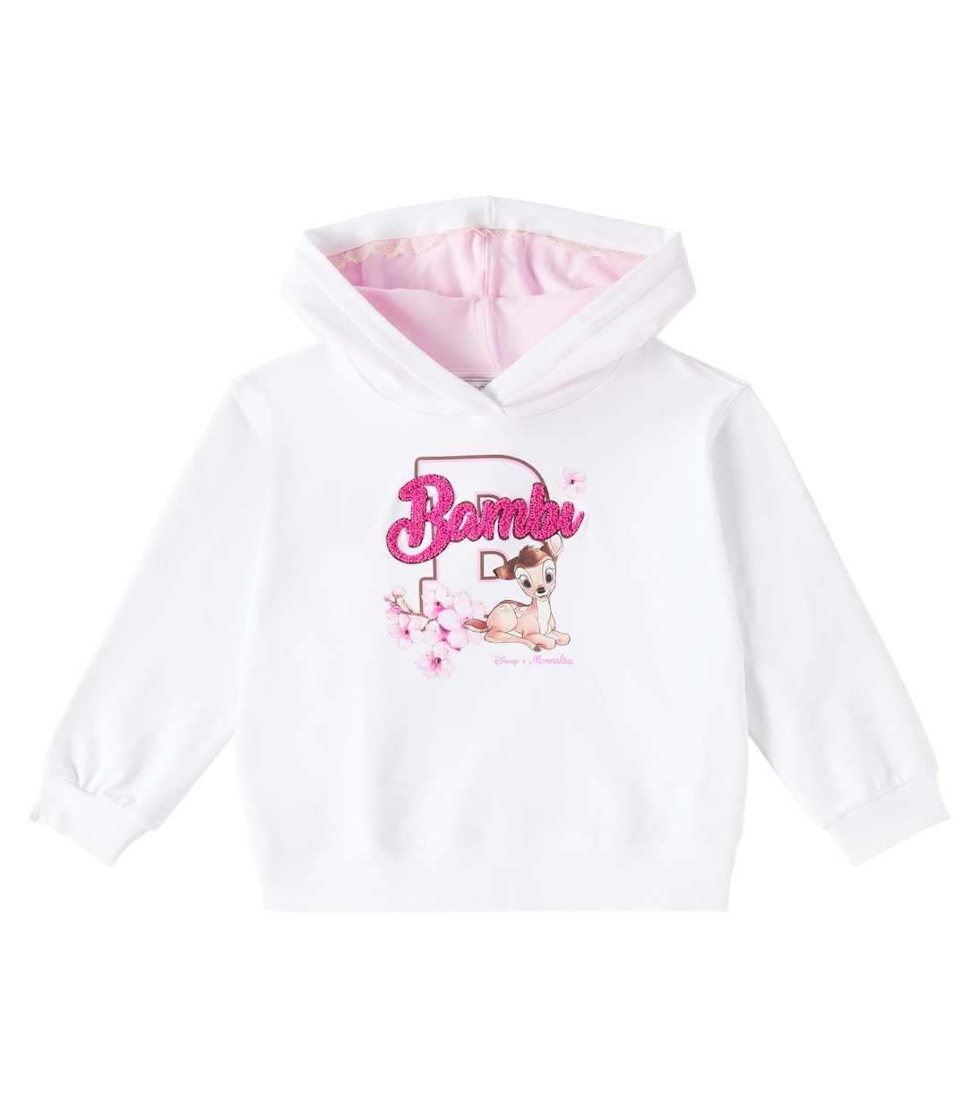 Felpa in misto cotone con cappuccio | Monnalisa
