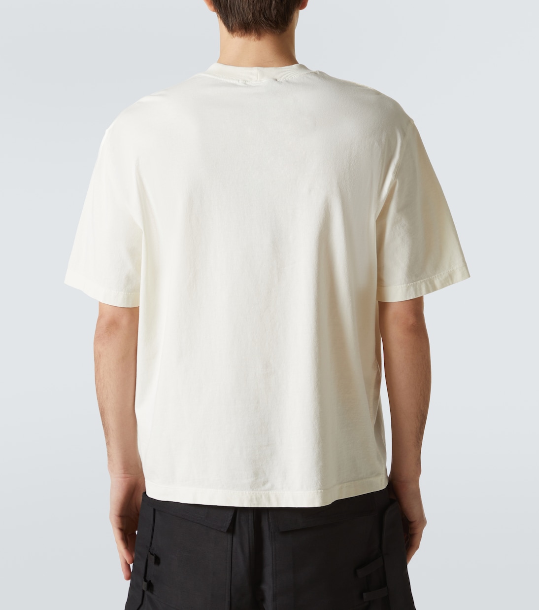 Camiseta de jersey de mezcla de algodón con logo | Stone Island