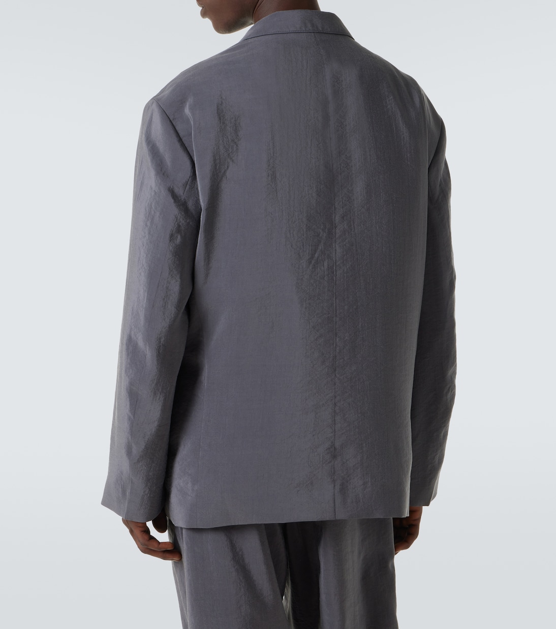 Asymmetric silk-blend blazer | Lemaire