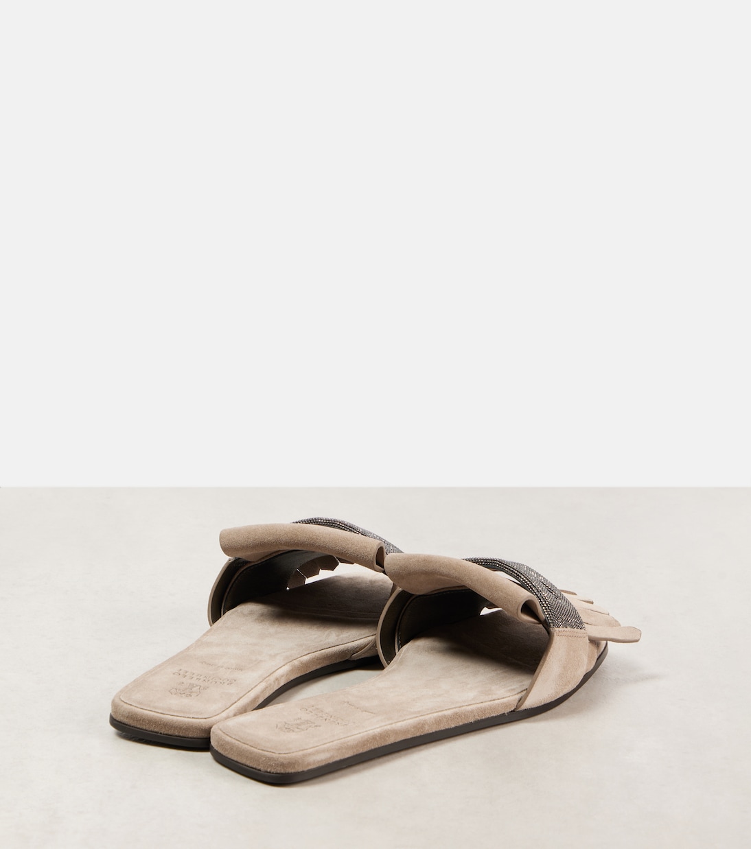 Scarpe in suede frangiate Brunello Cucinelli per uno stile giovane e chic