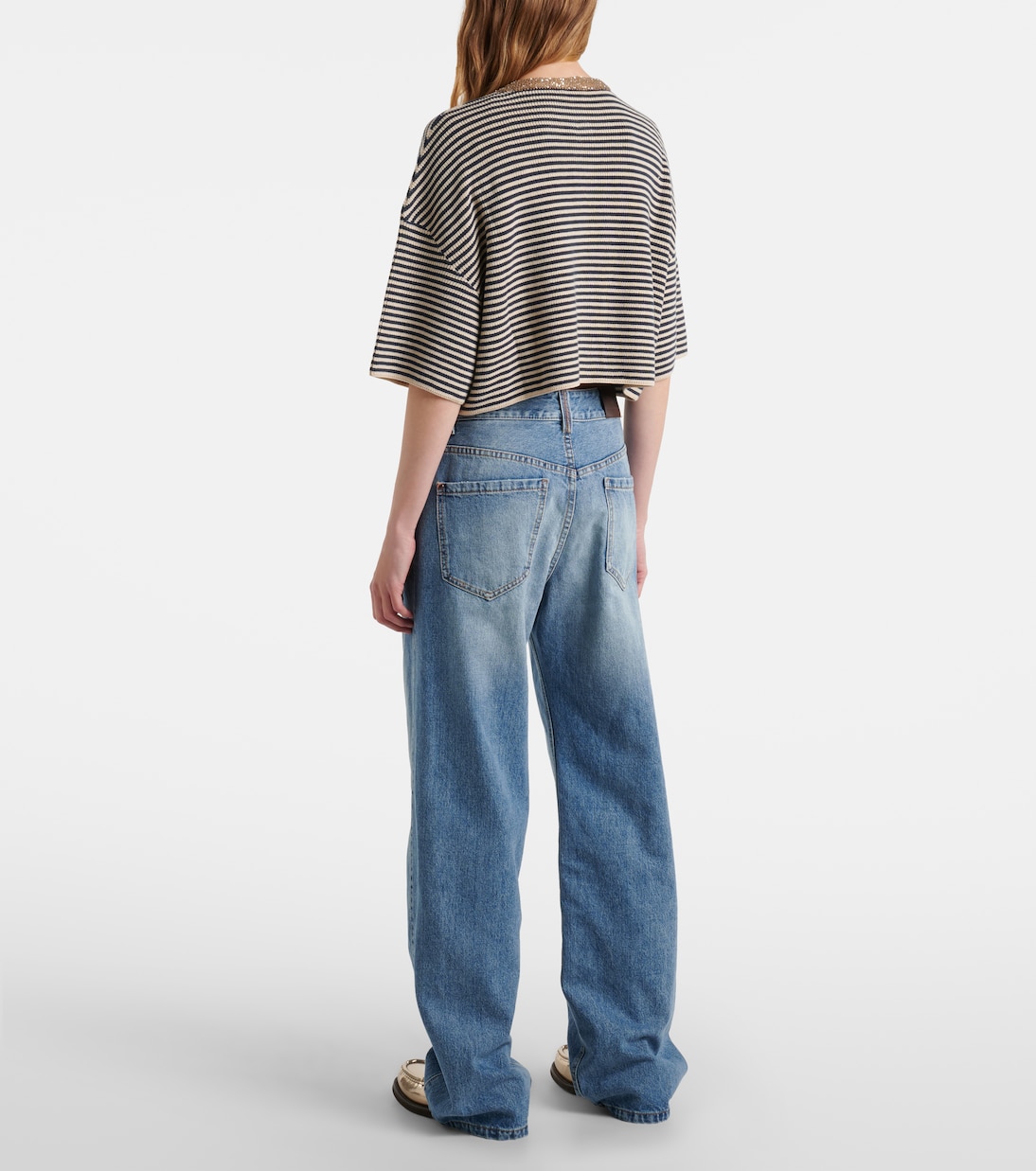 Jeans regular a vita media | Brunello Cucinelli