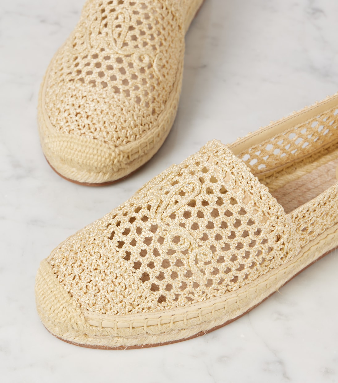 Espadrilles Isla en crochet à logo | Chloé