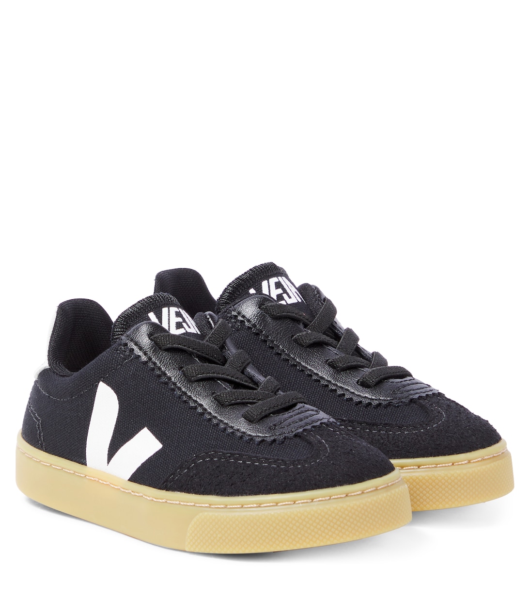 Sneakers Volly aus Canvas mit Veloursleder | Veja Kids