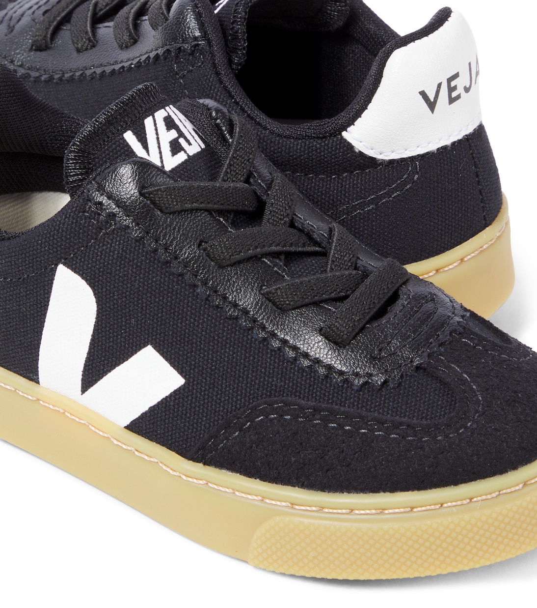 Sneakers Volly aus Canvas mit Veloursleder | Veja Kids