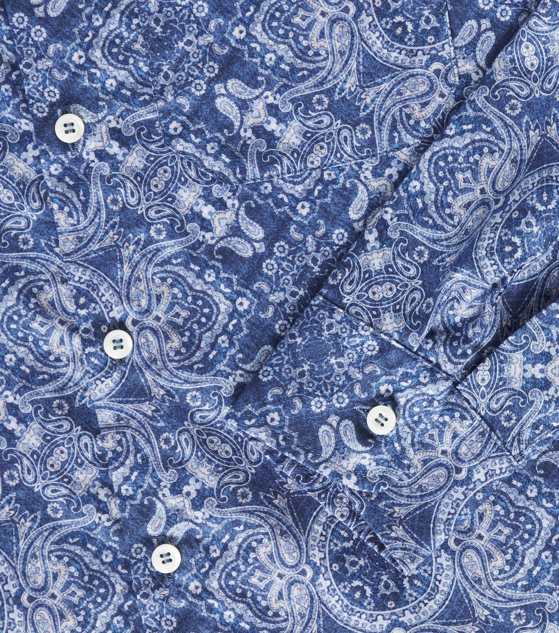 Camicia in cotone con stampa | Brunello Cucinelli Kids