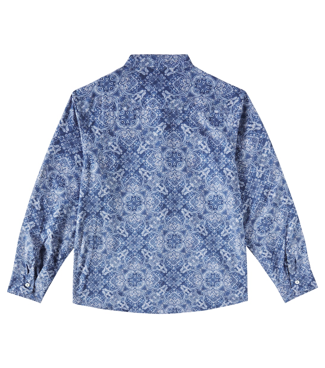 Camicia in cotone con stampa | Brunello Cucinelli Kids
