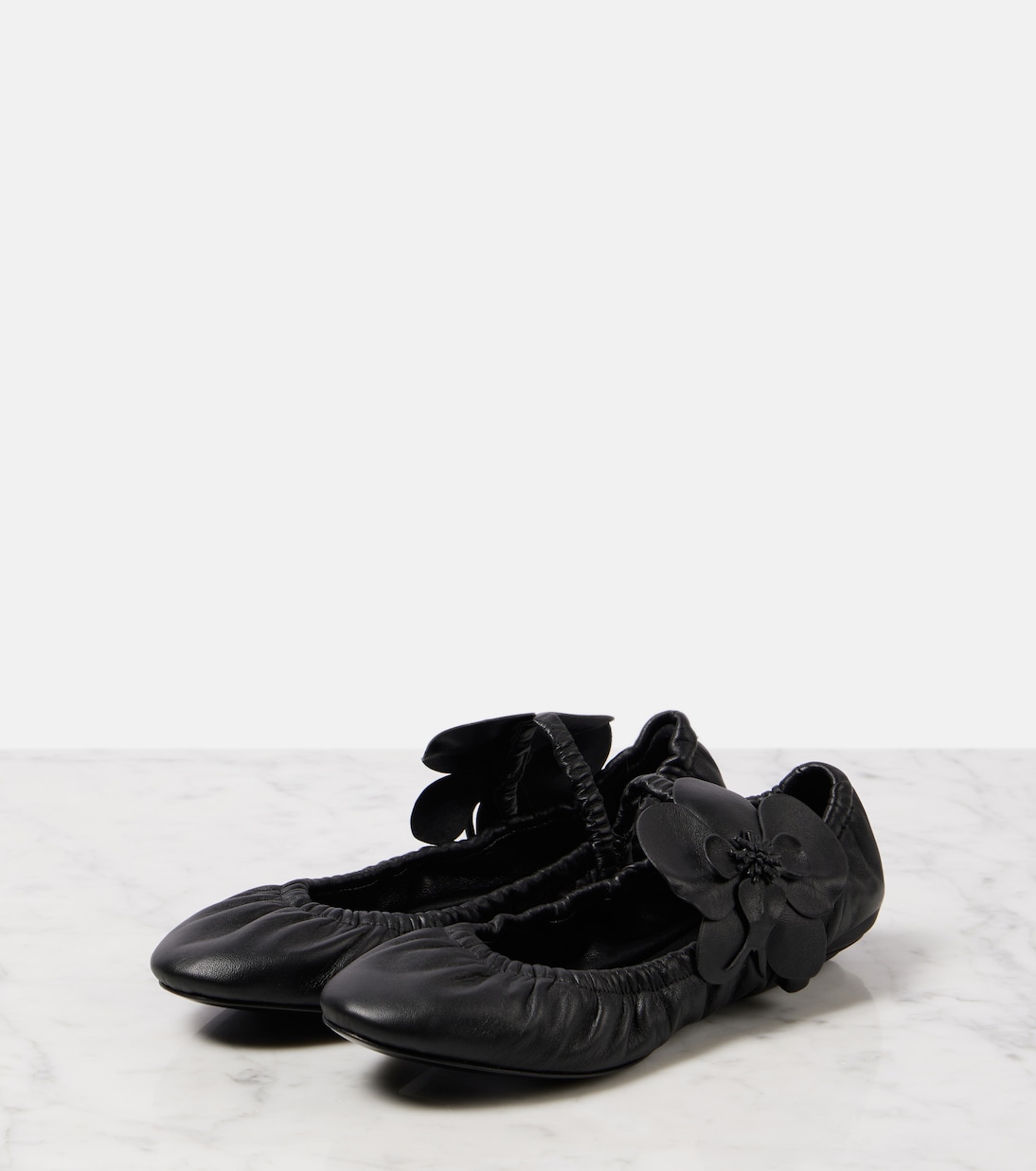 Mary-Jane-Ballerinas Orchid aus Leder | Zimmermann