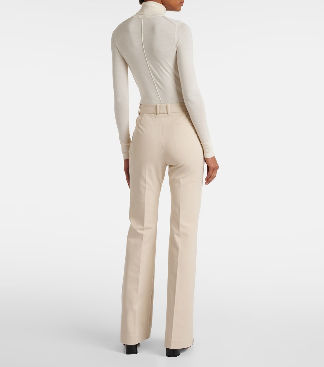 Pantaloni flared Tafira in gabardine | Joseph