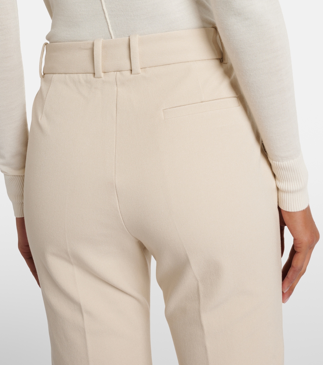 Pantaloni flared Tafira in gabardine | Joseph