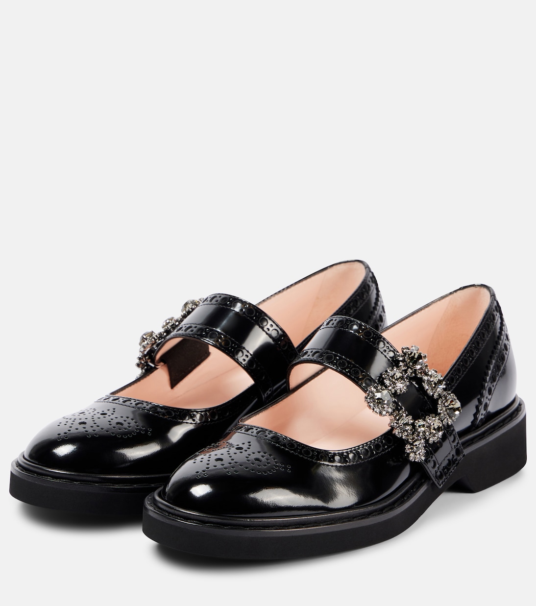 Ballerines Viv’ Rangers en cuir verni | Roger Vivier