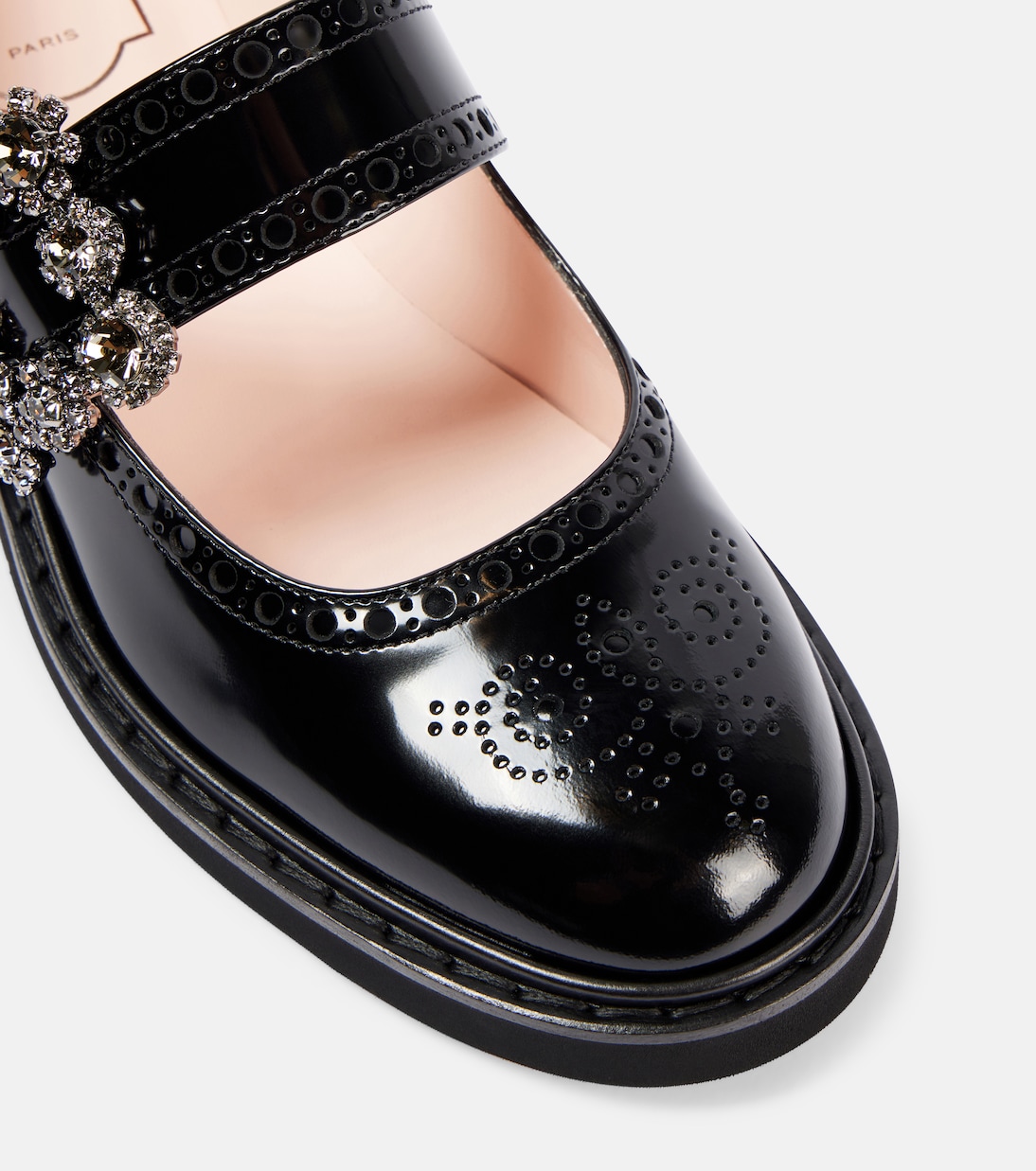 Ballerines Viv’ Rangers en cuir verni | Roger Vivier