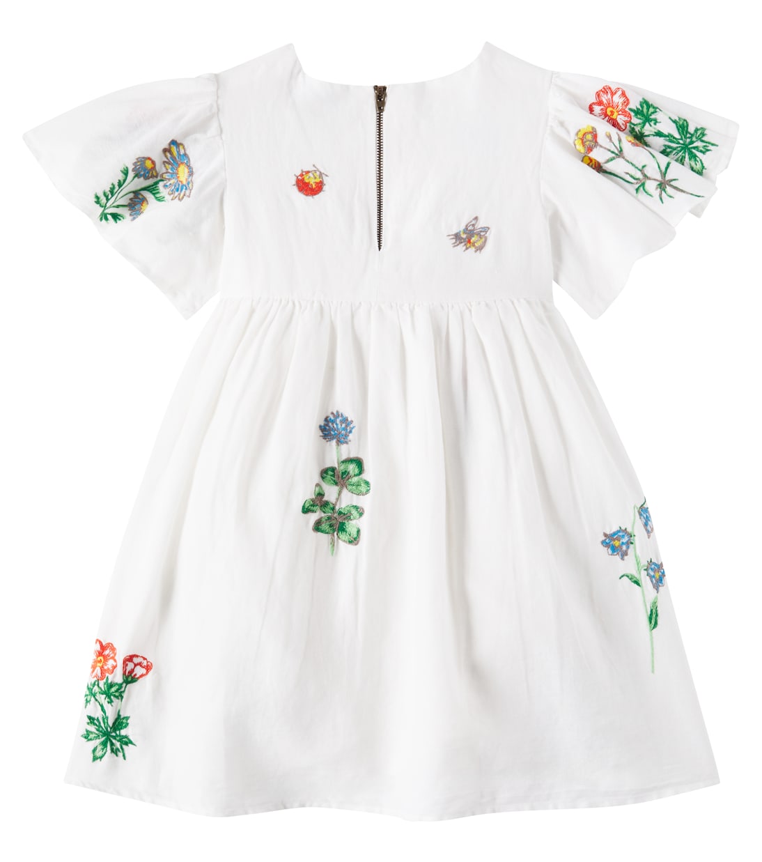 Robe en lin et coton à fleurs | Stella McCartney Kids