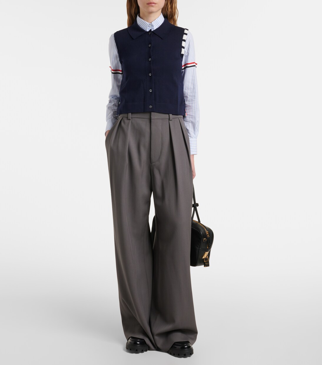 Gilet 4-Bar in jersey di cotone | Thom Browne