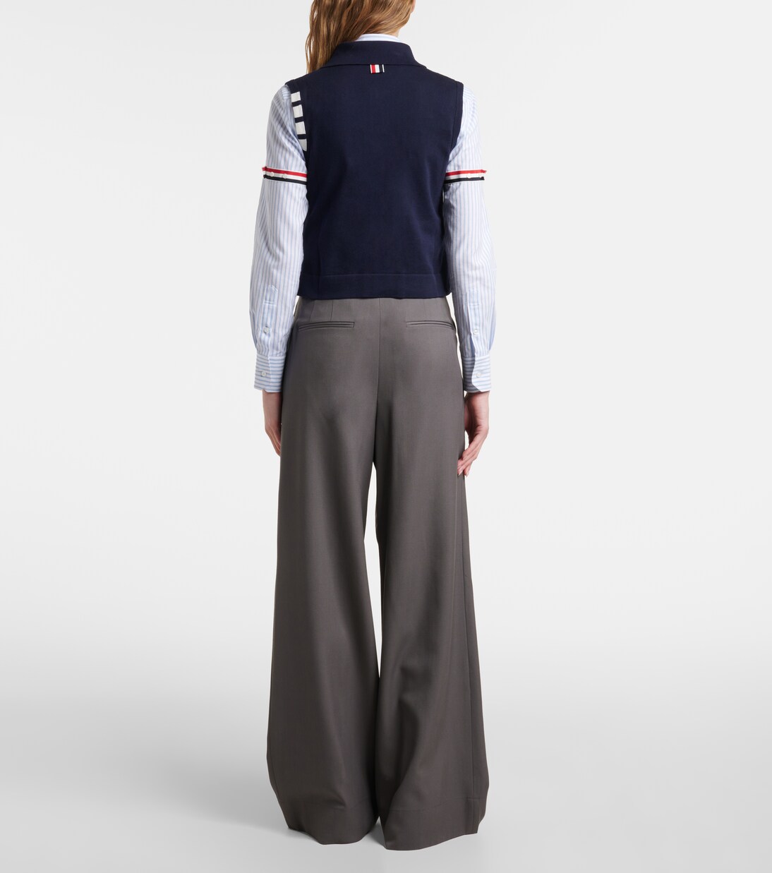 Gilet 4-Bar in jersey di cotone | Thom Browne