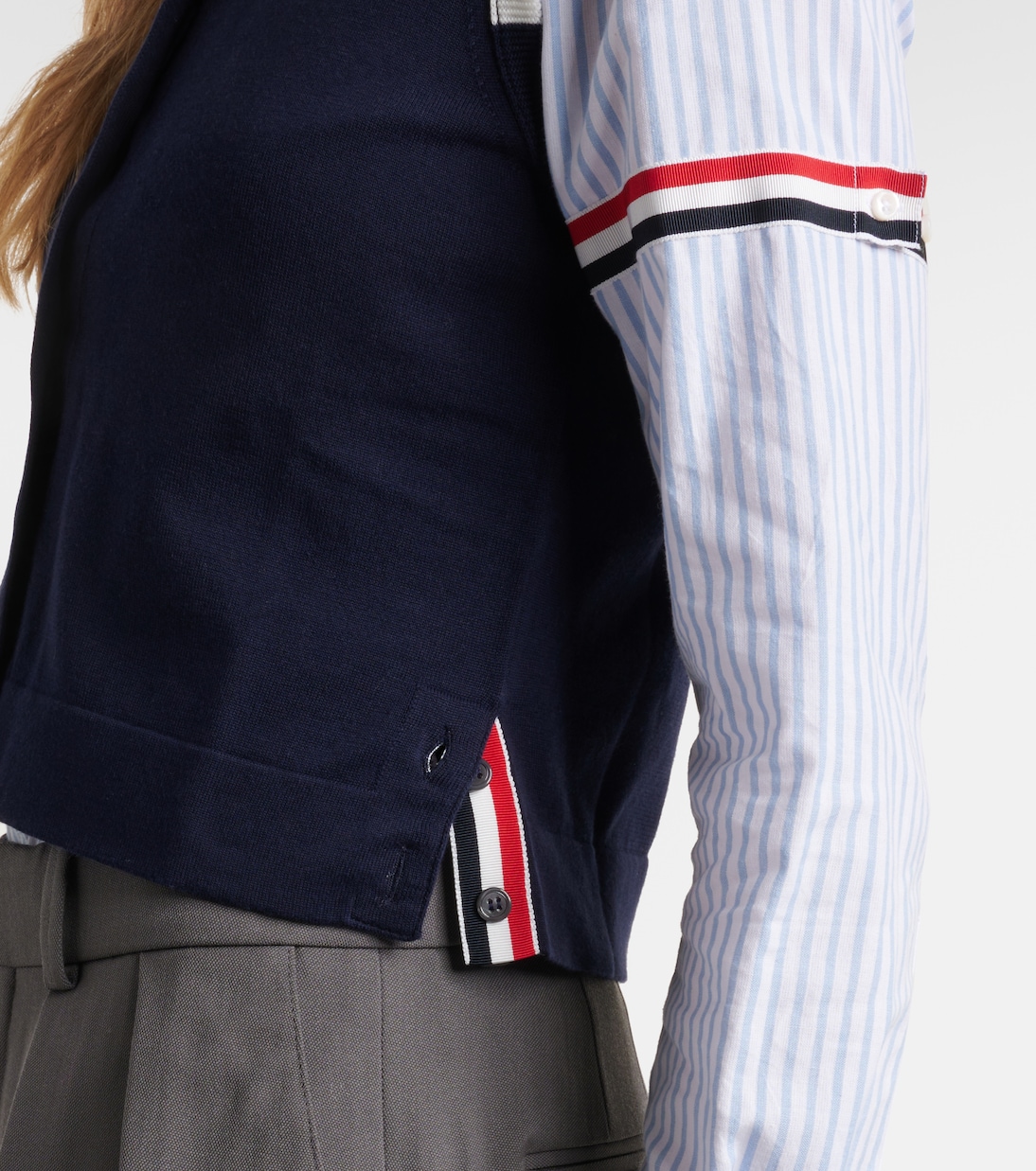 Gilet 4-Bar in jersey di cotone | Thom Browne