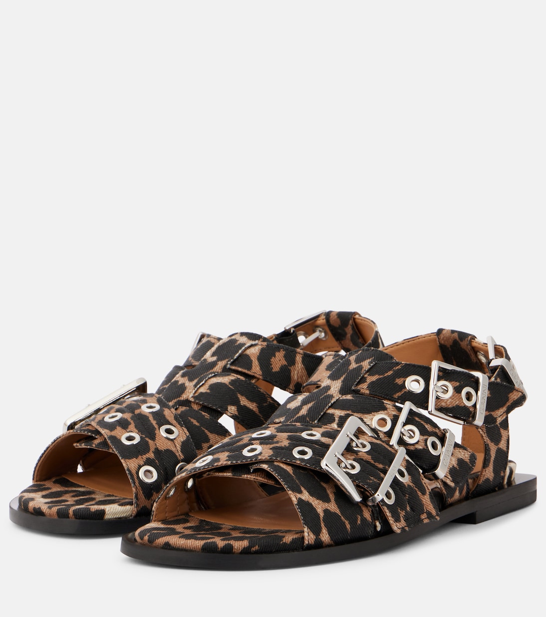 Scarpe comode GANNI con motivo leopardato per uno stile giovane e trendy