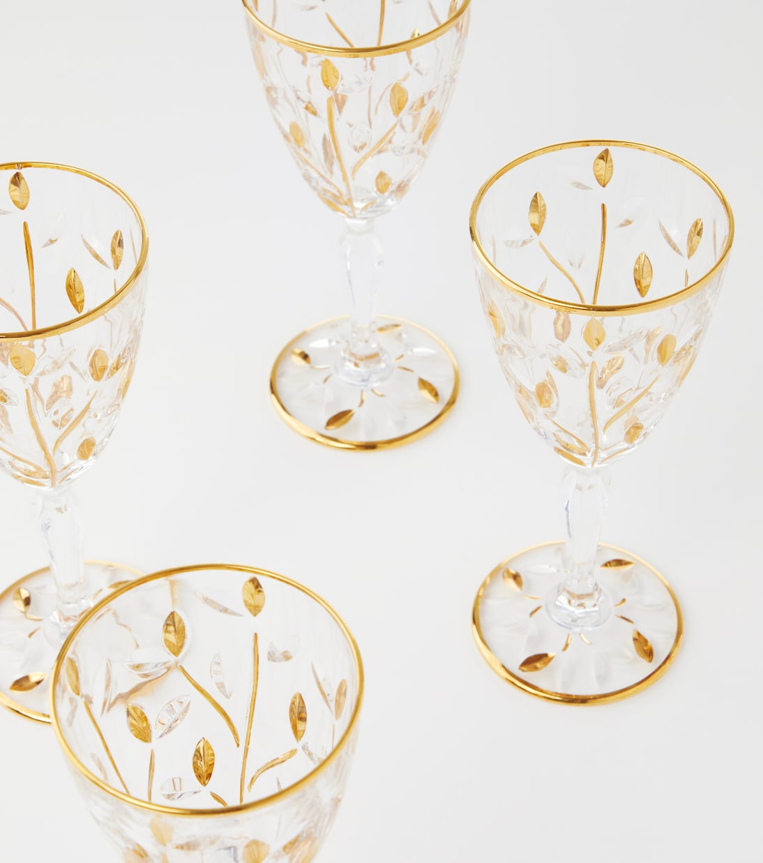 Set of 4 crystal wine glasses | Les-Ottomans