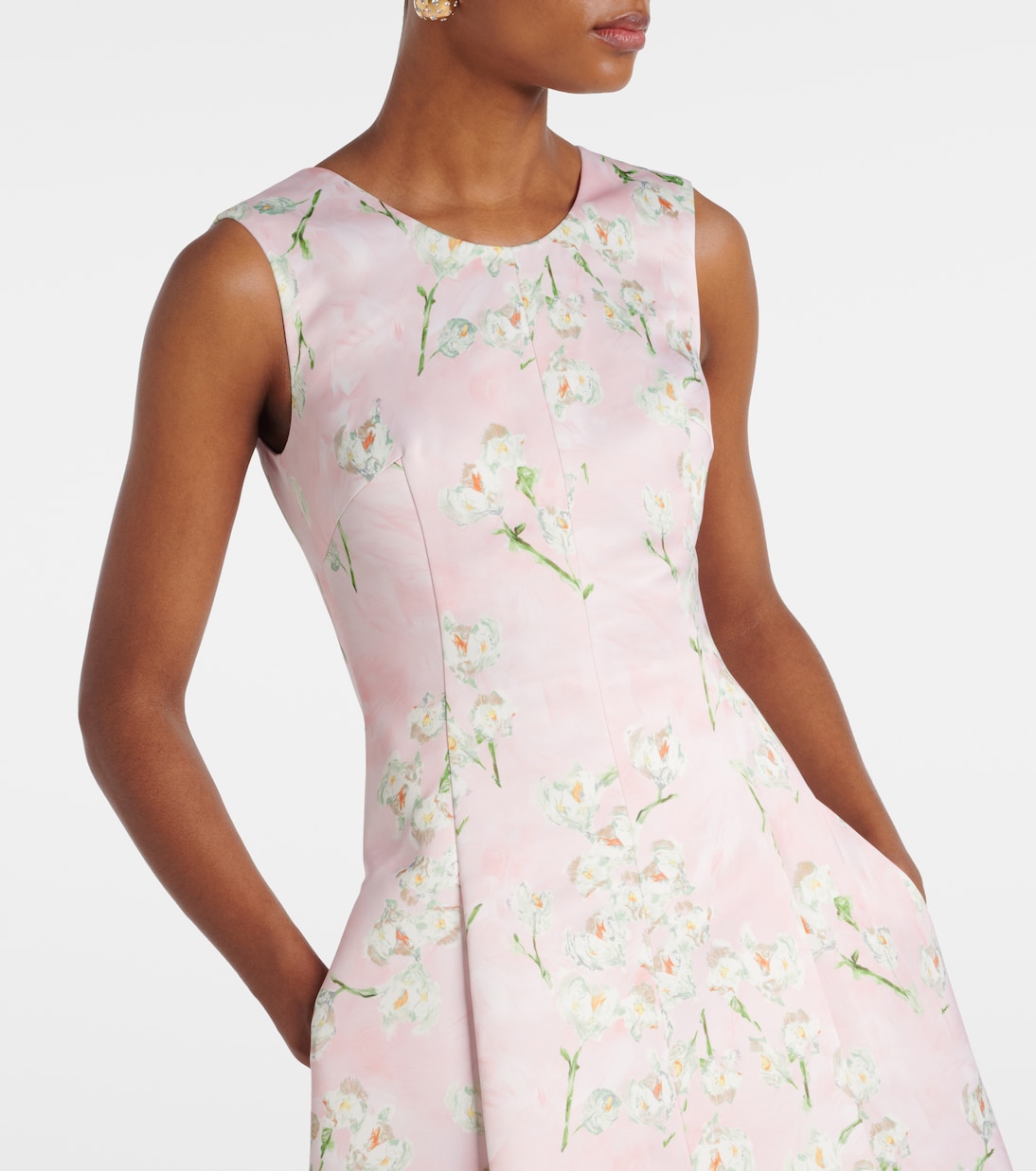 Robe de cocktail Maribelle à fleurs | Emilia Wickstead