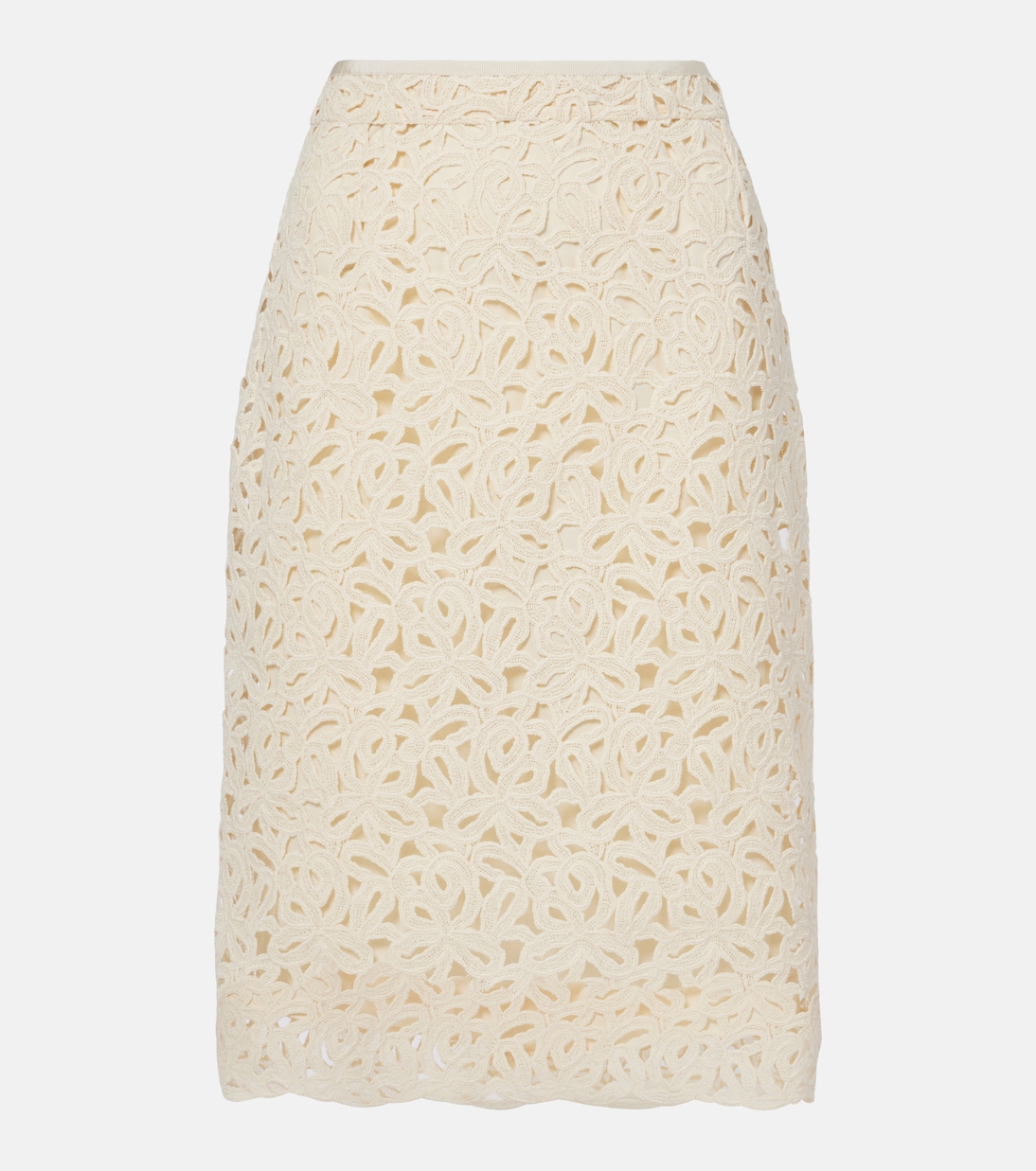 Gonna a tubino in jersey di cotone | Moncler