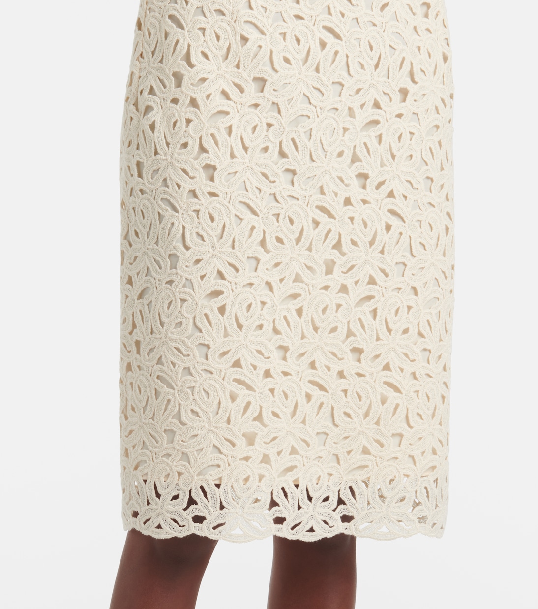 Gonna a tubino in jersey di cotone | Moncler