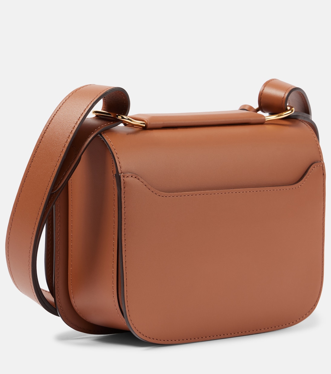 Lingot leather crossbody bag | Delvaux
