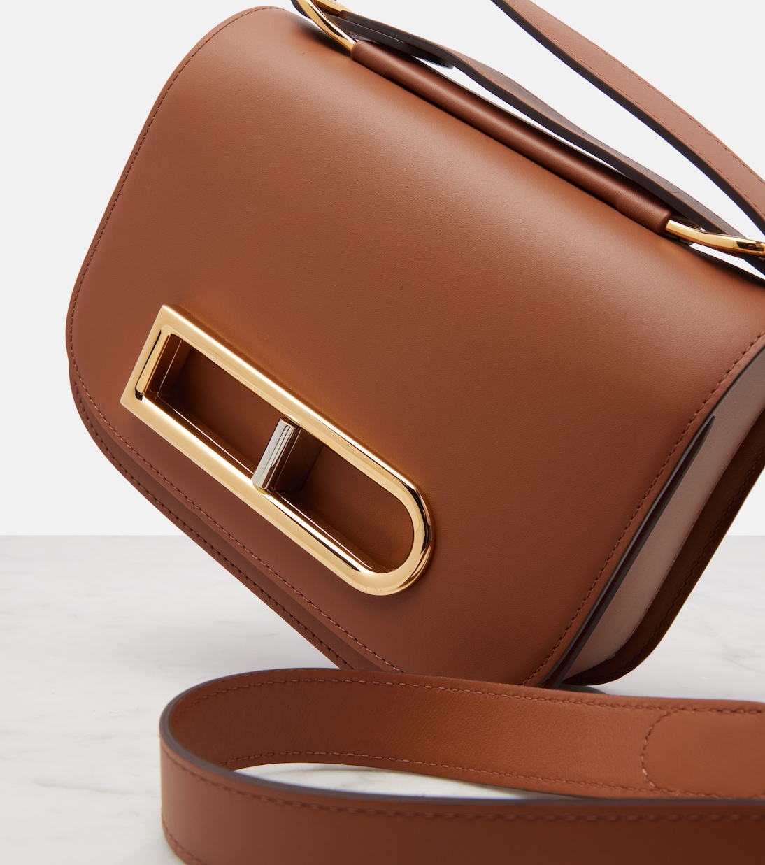 Sac à bandoulière Lingot en cuir | Delvaux