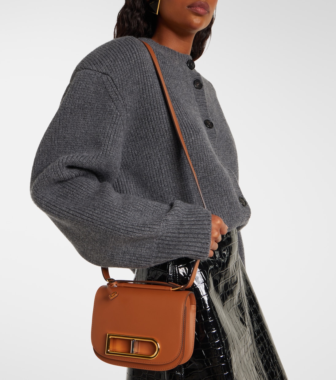 Sac à bandoulière Lingot en cuir | Delvaux