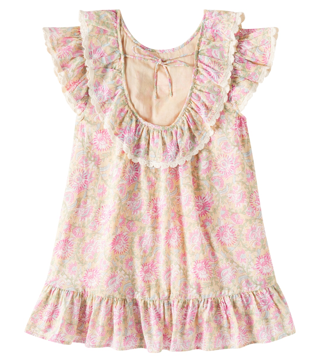 Bedrucktes Kleid Natiya aus Baumwoll-Voile | Louise Misha