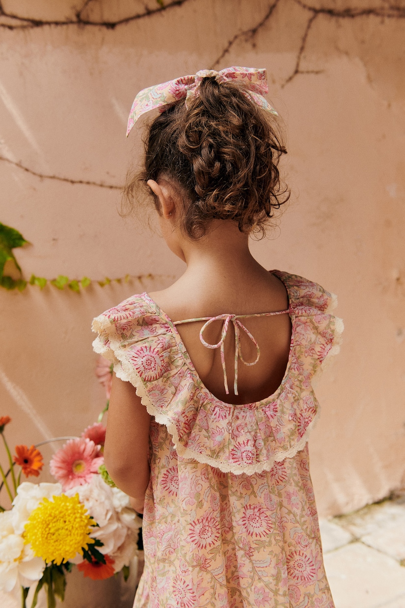 Bedrucktes Kleid Natiya aus Baumwoll-Voile | Louise Misha