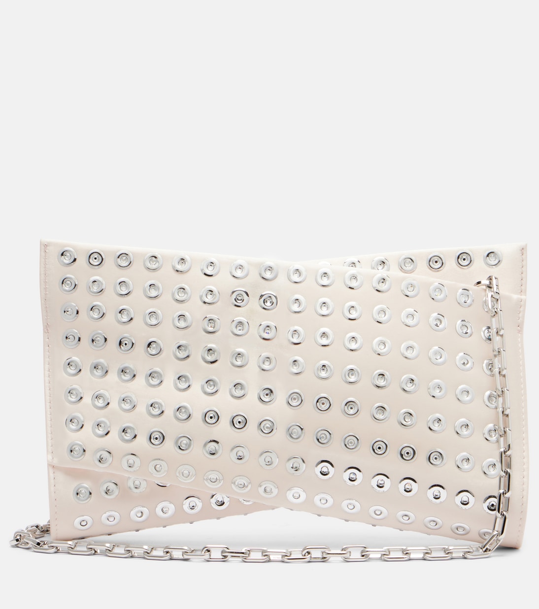 Clutch Loubitwist Small aus Leder mit Kristallen | Christian Louboutin