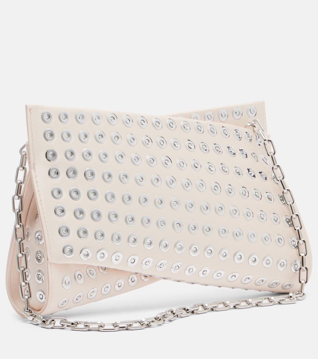 Clutch Loubitwist Small aus Leder mit Kristallen | Christian Louboutin