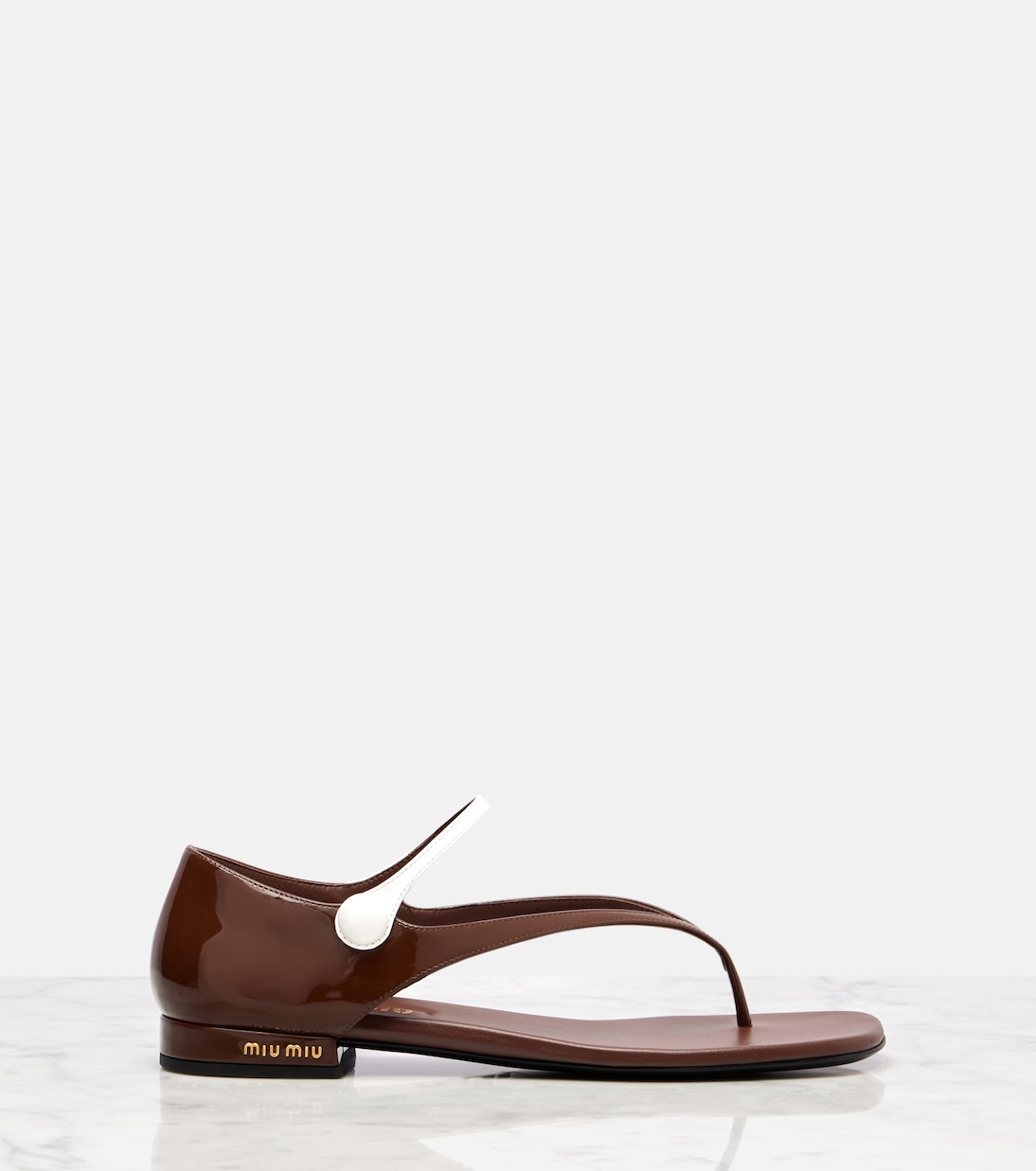 Sandales en cuir | Miu Miu