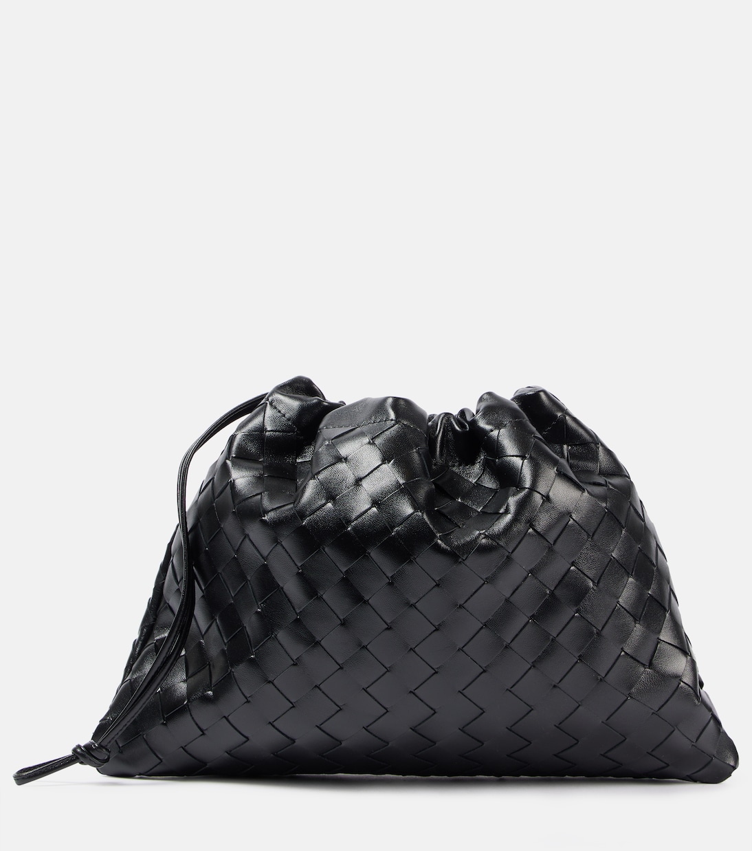 Pochette Dustbag en cuir intrecciato | Bottega Veneta