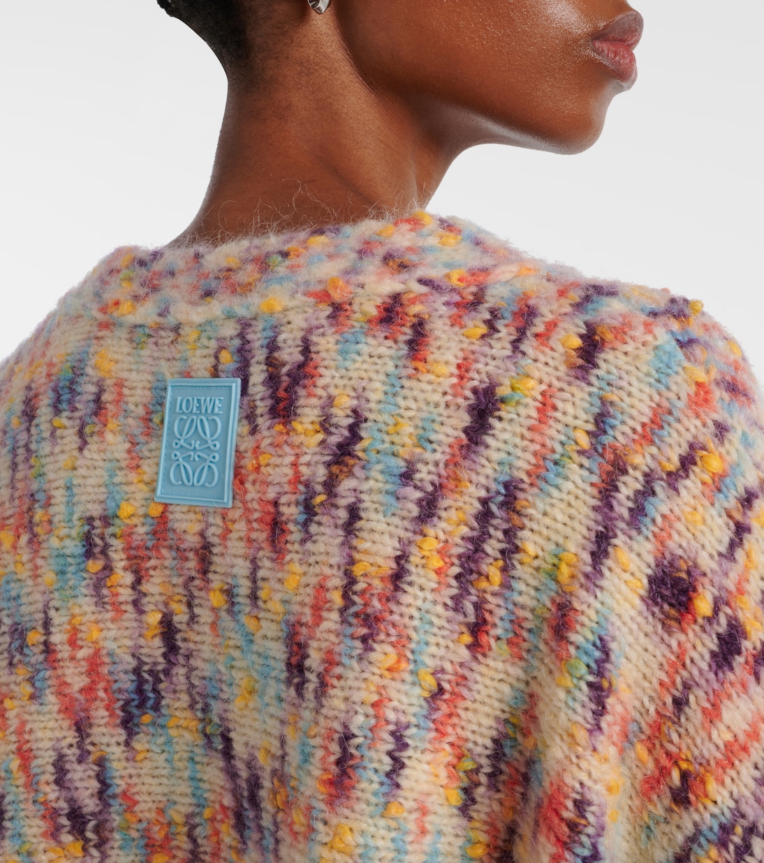 Cárdigan de mezcla de lana, mohair y algodón | Loewe