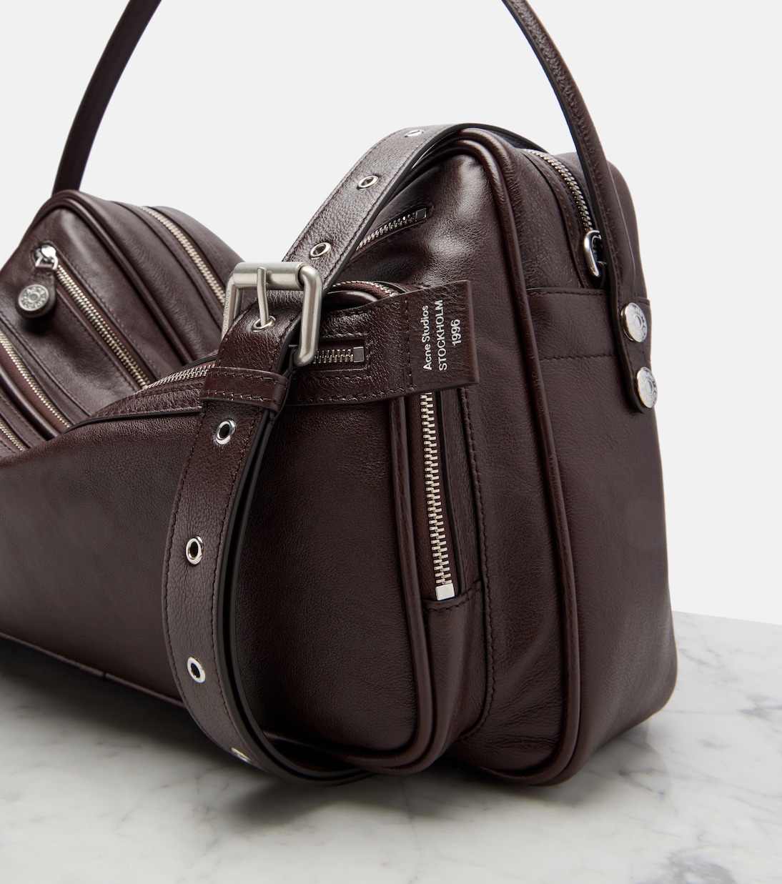 Bolso al hombro Camero Medium de piel | Acne Studios