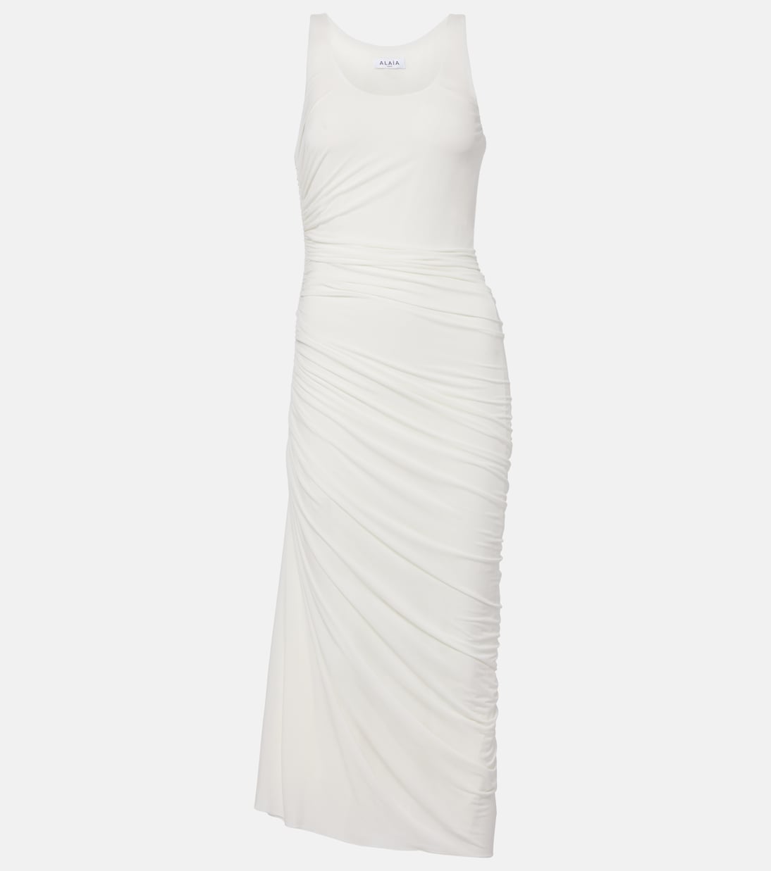 Abito lungo asimmetrico in jersey | Alaïa