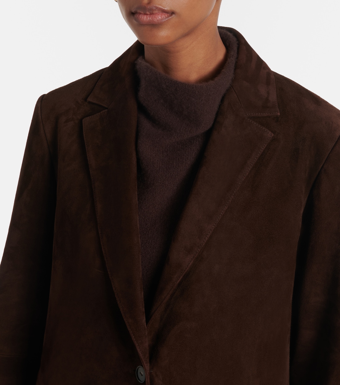 Blazer aus Veloursleder | Vince