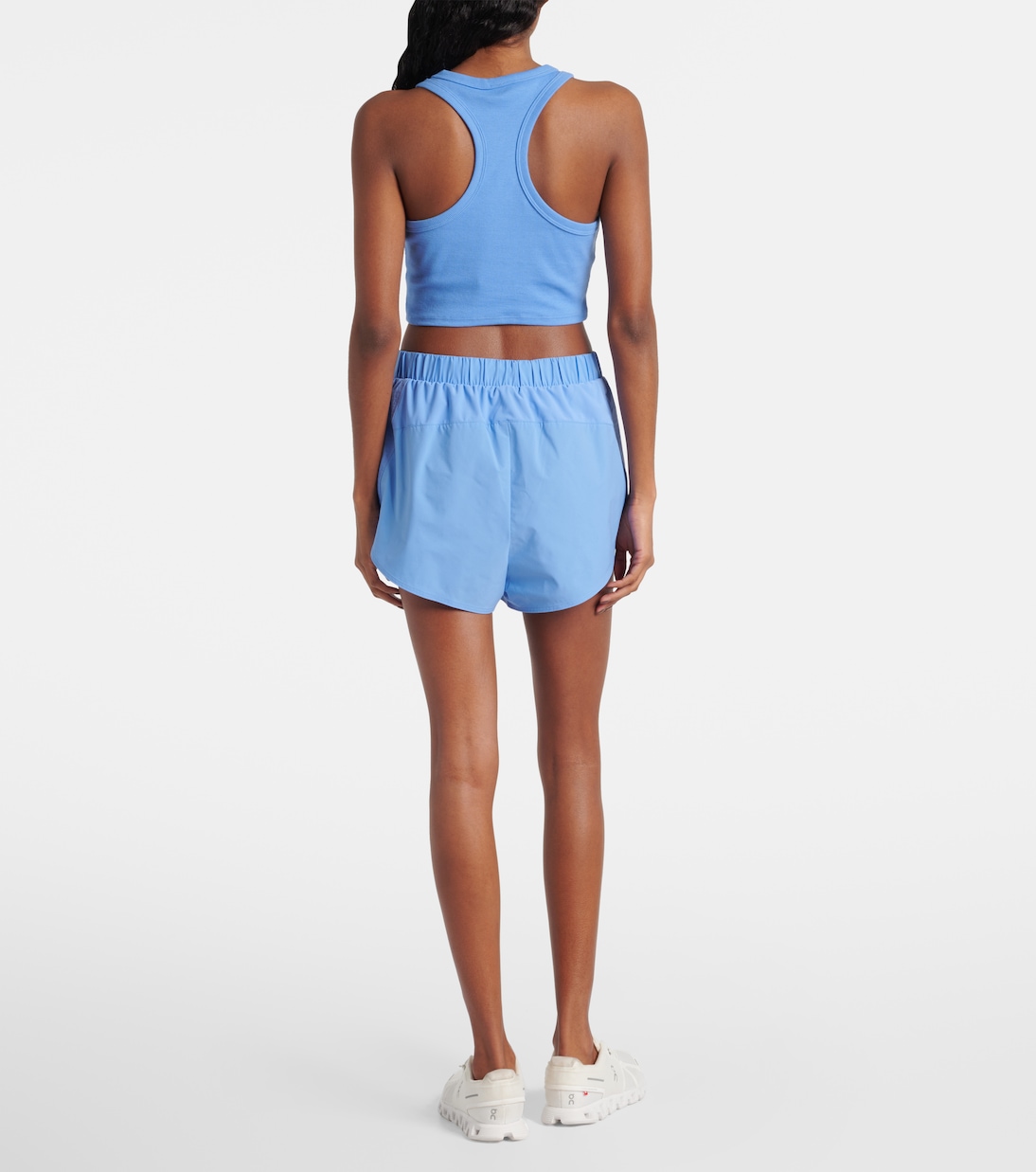 Top cropped Aspire in jersey di misto cotone | Alo Yoga