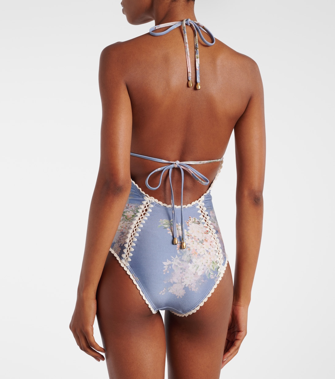 Cascadian crochet keyhole cutout swimsuit | Zimmermann