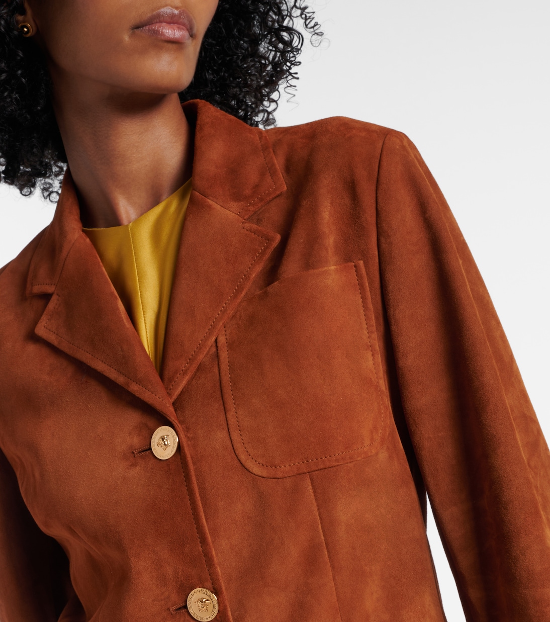Medusa suede blazer | Versace